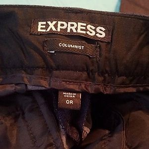 Express Columnist Dark Blue Dress Pants 0R